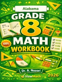 Alabama ACAP Grade 8 Math Workbook