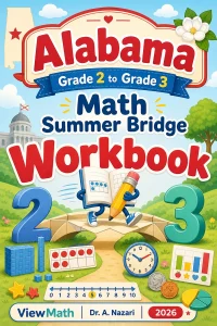 Alabama Grade 2 to Grade 3 Math Summer Bridge Workbook