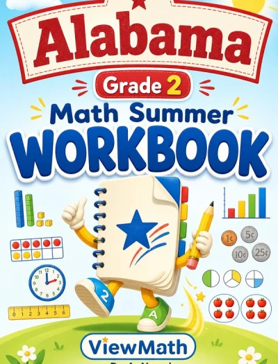Alabama Grade 2 Math Summer Workbook