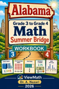 Alabama ACAP Grade 3 Math Summer Bridge Workbook