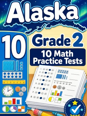 10 Full-Length Alaska Grade 2 Math Practice Tests