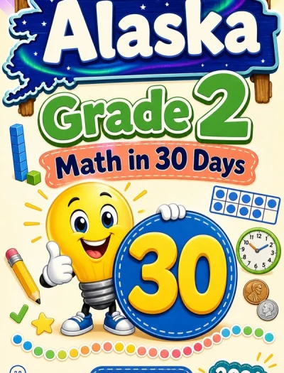 Alaska Grade 2 Math in 30 Days