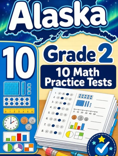 10 Full-Length Alaska Grade 2 Math Practice Tests