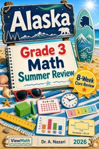 Alaska AK STAR Grade 3 Math Summer Review