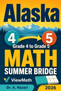 Alaska AK STAR Grade 4 Math Summer Bridge