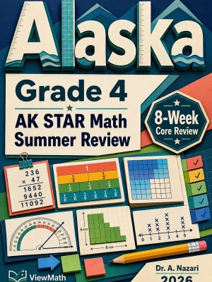 Alaska AK STAR Grade 4 Math Summer Review