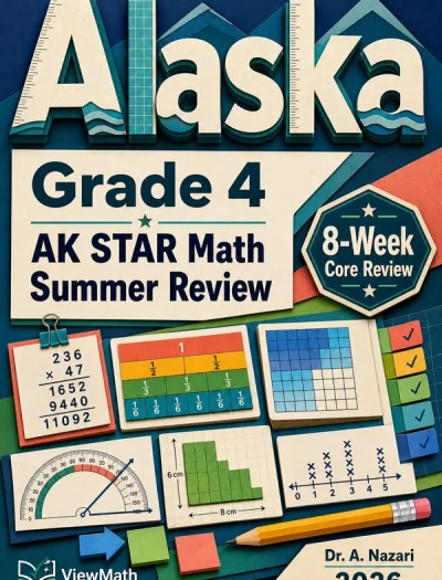 Alaska AK STAR Grade 4 Math Summer Review