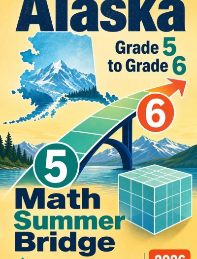 Alaska AK STAR Grade 5 Math Summer Bridge