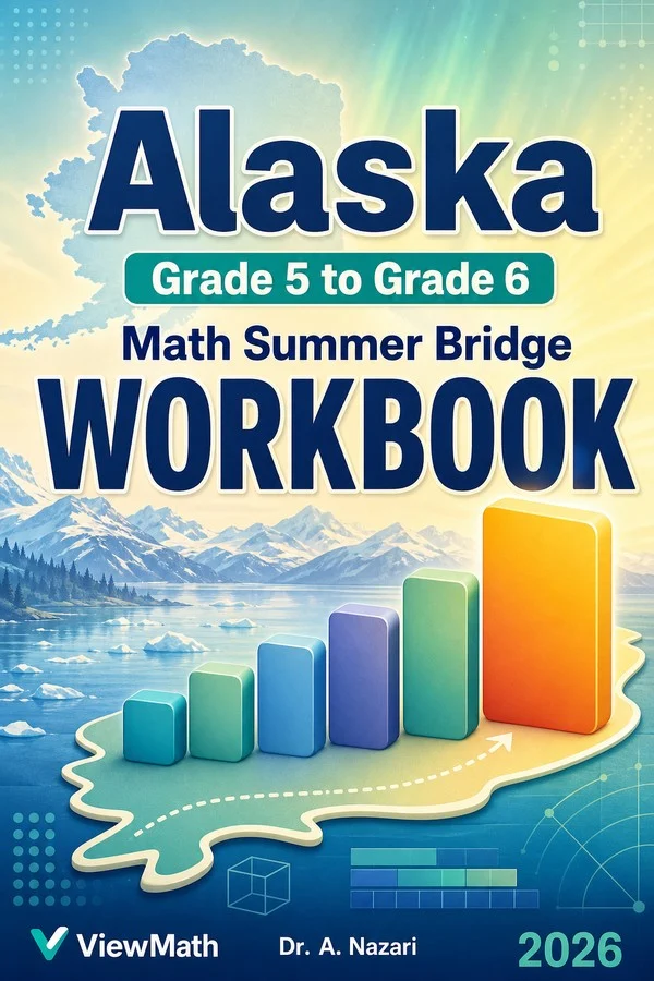 Alaska AK STAR Grade 5 Math Summer Bridge Workbook