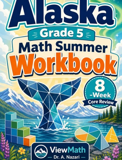 Alaska AK STAR Grade 5 Math Summer Review Workbook