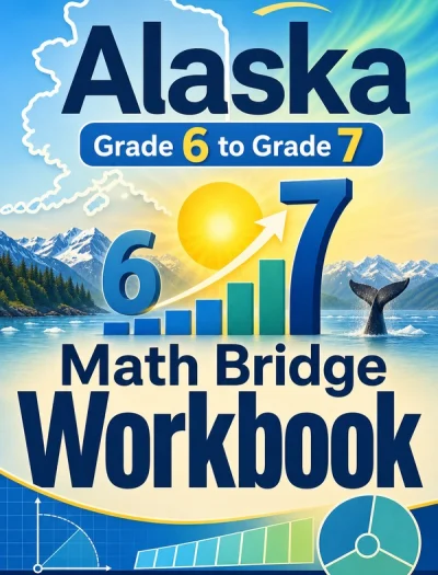 Alaska AK STAR Grade 6 Math Summer Bridge Workbook