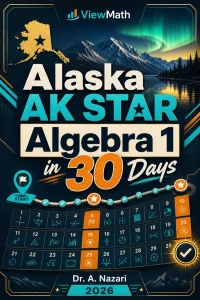 Alaska AK STAR Algebra 1 Math in 30 Days