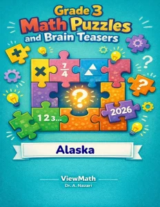 Alaska AK STAR Grade 3 Math Puzzles and Brain Teasers