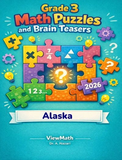 Alaska AK STAR Grade 3 Math Puzzles and Brain Teasers