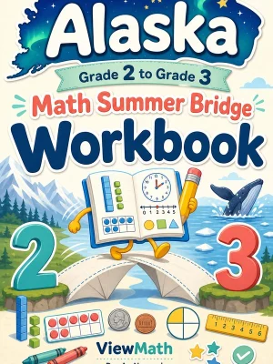 Alaska Grade 2 to Grade 3 Math Summer Bridge Workbook