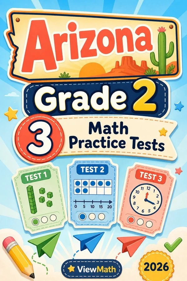 3 Arizona Grade 2 Math Practice Tests