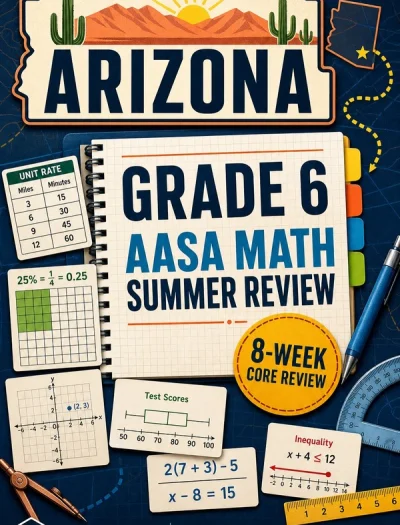 Arizona AASA Grade 6 Math Summer Review