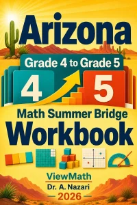 Arizona AASA Grade 4 Math Summer Bridge Workbook