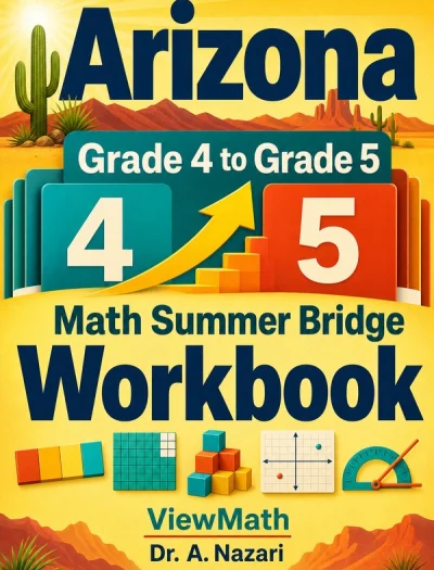 Arizona AASA Grade 4 Math Summer Bridge Workbook