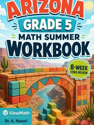 Arizona AASA Grade 5 Math Summer Review Workbook