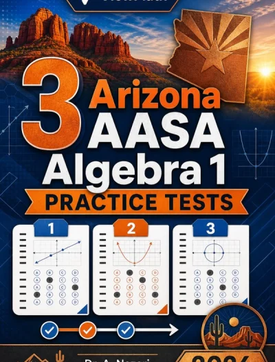 3 Arizona AASA Algebra 1 Math Practice Tests