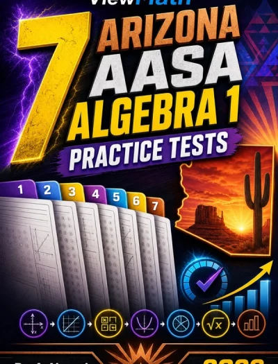 7 Arizona AASA Algebra 1 Math Practice Tests