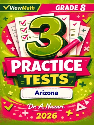 3 Arizona AASA Grade 8 Math Practice Tests