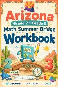 Arizona Grade 2 to Grade 3 Math Summer Bridge Workbook