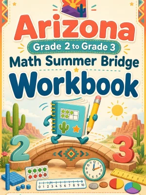 Arizona Grade 2 to Grade 3 Math Summer Bridge Workbook