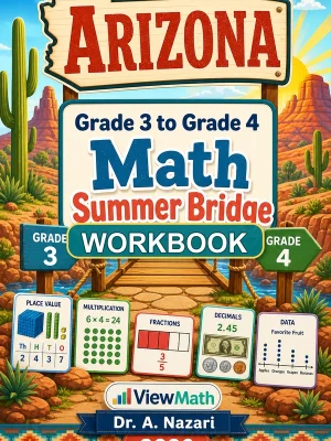 Arizona AASA Grade 3 Math Summer Bridge Workbook