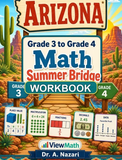 Arizona AASA Grade 3 Math Summer Bridge Workbook