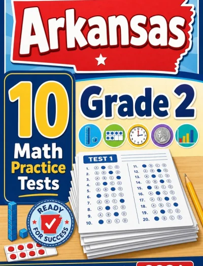 10 Full-Length Arkansas Grade 2 Math Practice Tests