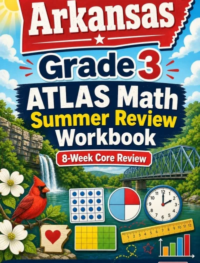 Arkansas ATLAS Grade 3 Math Summer Review Workbook