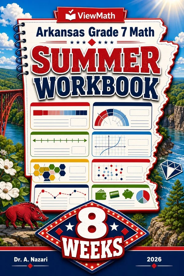 Arkansas ATLAS Grade 7 Math Summer Review Workbook