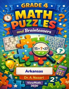 Arkansas ATLAS Grade 4 Math Puzzles and Brain Teasers