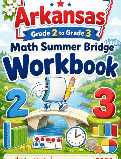 Arkansas Grade 2 to Grade 3 Math Summer Bridge Workbook