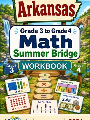 Arkansas ATLAS Grade 3 Math Summer Bridge Workbook