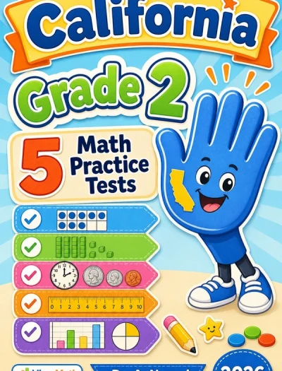 5 Full-Length California Grade 2 Math Practice Tests