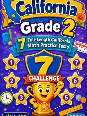 7 Full-Length California Grade 2 Math Practice Tests