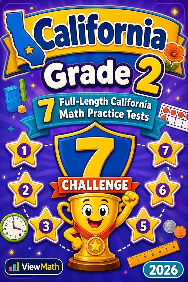 7 Full-Length California Grade 2 Math Practice Tests