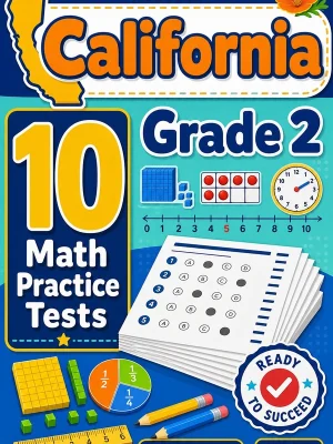 10 Full-Length California Grade 2 Math Practice Tests