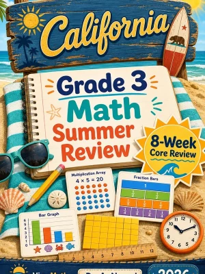 California CAASPP Grade 3 Math Summer Review