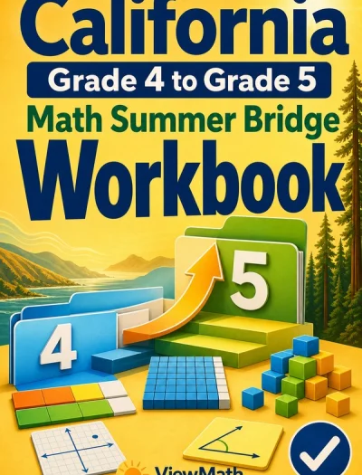 California CAASPP Grade 4 Math Summer Bridge Workbook