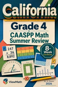 California CAASPP Grade 4 Math Summer Review