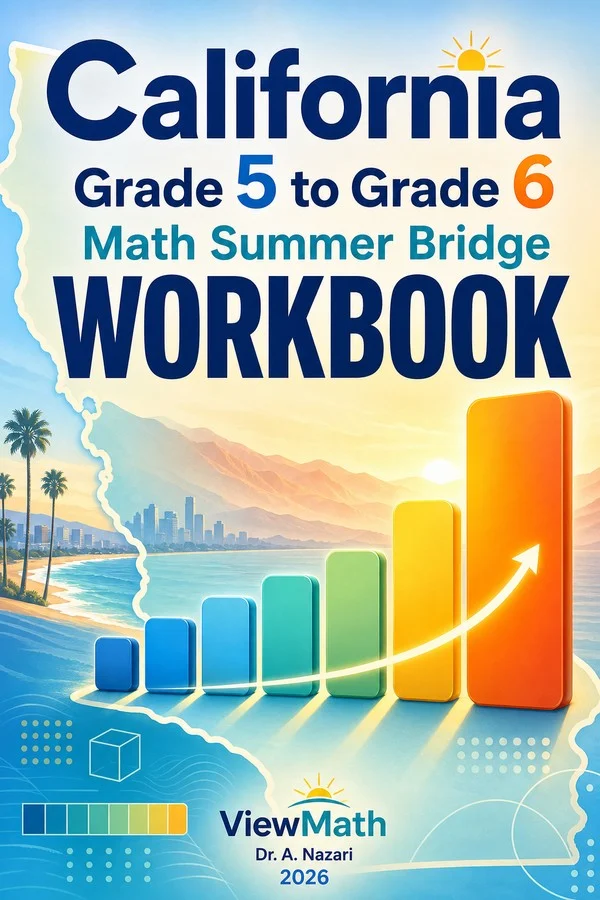 California CAASPP Grade 5 Math Summer Bridge Workbook