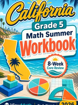 California CAASPP Grade 5 Math Summer Review Workbook
