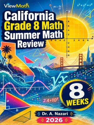 California CAASPP Grade 8 Math Summer Review