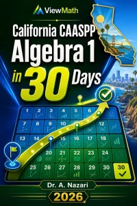 California CAASPP Algebra 1 Math in 30 Days