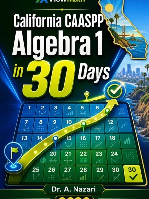 California CAASPP Algebra 1 in 30 Days