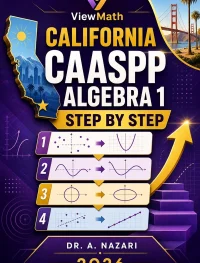 California CAASPP Algebra 1 Math Step by Step